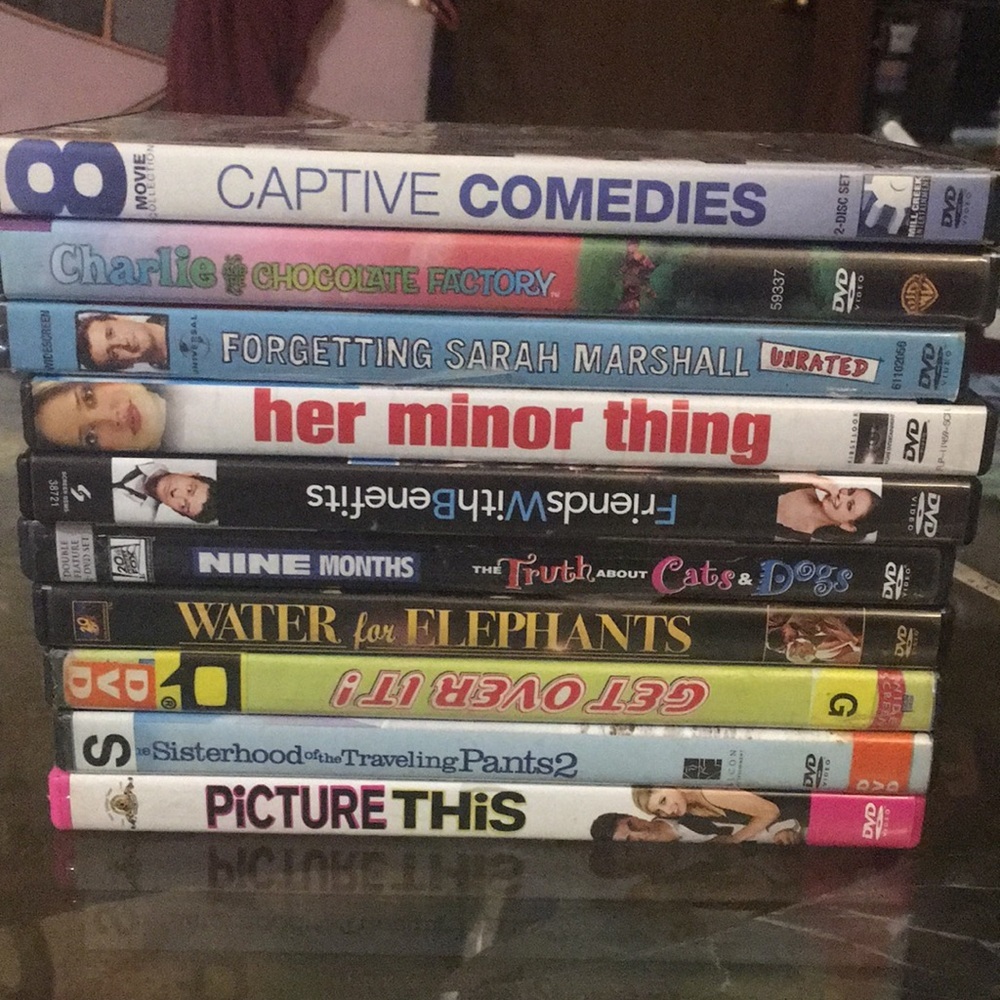 PREOWNED used wear and tear 10 dvd bundle